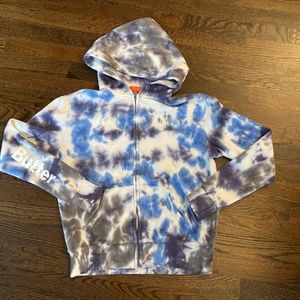 Butter Tie Dye zip sweatshirt